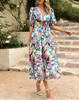 ANNELIE™ – Daydream Floral Midi Dress