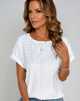 Liamo | Oceanview Eyelet Top