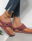 Hayley - Comfortable Wedge Sandals