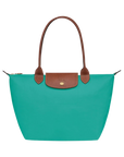 Longchamp - Large Le Pliage Tote, Turquoise