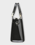 Olivia - Glossy Crocodile Pattern Handbag