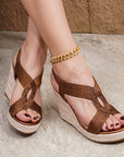 Noelle | Knit Open Toe Heels