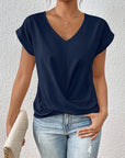 Zoe - The Sweetheart Neckline Casual T-Shirt