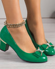 Evelyn | Classic Bow Heels