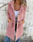 Rian - Long Sleeve Button Down Jacket With Pockets