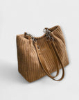 Olivia - Soft Cord Shoulder Bag