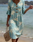 Lara™ | Everyday Comfort Dress With Floral Print