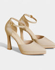 Evette Leather Heels