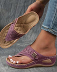 Hayley - Comfortable Wedge Sandals