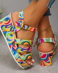 Kiara - Platform Ankle Strap Sandals With Elevated Comfort
