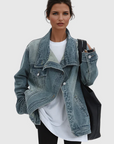 ELIZA| Women’s Artistic Denim Jacket