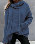 Zelina - Long Sleeve Sweater With Pocket