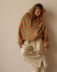 Fleur™ | Floral Fleece Sweater