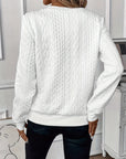 Elysha™ - Textured Quarter-Zip Pullover