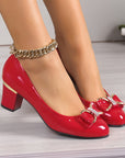 Evelyn | Classic Bow Heels