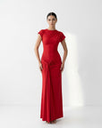 NICOLET™ - Formal Tie Back Bodycon Evening Dress