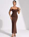 PRIMROSE™ – Stylish One-Shoulder Corset Mesh Dress