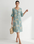 Lara™ | Everyday Comfort Dress With Floral Print