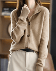 Anny | Luxurious Cashmere Knit Cardigan