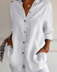 Sasha | Elegant Shirt with Pleated Style