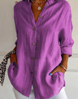 Sasha | Elegant Shirt with Pleated Style