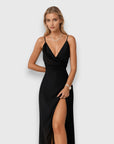 RONA™ – Sophisticated Slit Maxi Dress