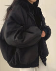 Rane™ - Reversible teddy wool hooded jacket