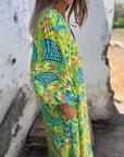 Hailey | Abstract Boho Maxi