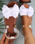 Maybelle - Stylish Pearl Detail Sandals