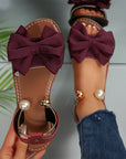 Maybelle - Stylish Pearl Detail Sandals