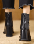 Claudia | Luxury Mid-Heel Ankle Boots