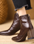 Claudia | Luxury Mid-Heel Ankle Boots