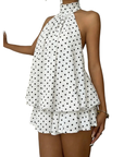 Gayle™ – Stylish Tie Back Mini Dress