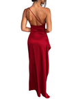 AMBER™ – Sophisticated One Shoulder Maxi Dress