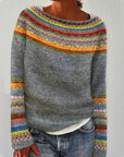 Izzel™ - Cozy Fair Isle Sweater