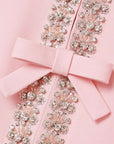 Aria™ | Bow with Crystal Embellished Midi Dress