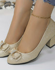 Evelyn | Classic Bow Heels
