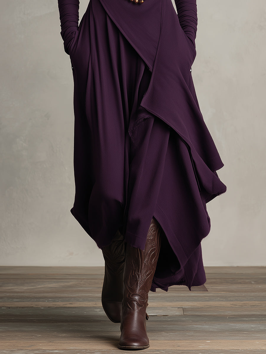 Natalia - knit maxi dress