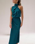 ELARA™ - Elegant Satin Evening Dress