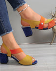 Elara | Cross Strap Comfort Heels