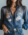 Floral Boho Chic Women's Blouse