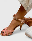 Dana - Orthopedic Heels with T-Strap Design