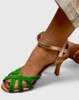 Dana - Orthopedic Heels with T-Strap Design
