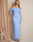 DARCIE™ - Off Shoulder Ruched Sequin Bodycon Evening Gown