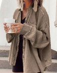 Corduroy Button Jacket Up Top