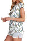 Necie | Chic Printed Blouse