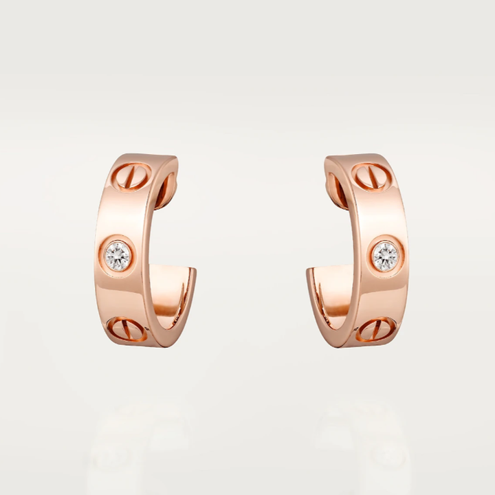 Love Crystal Hoops