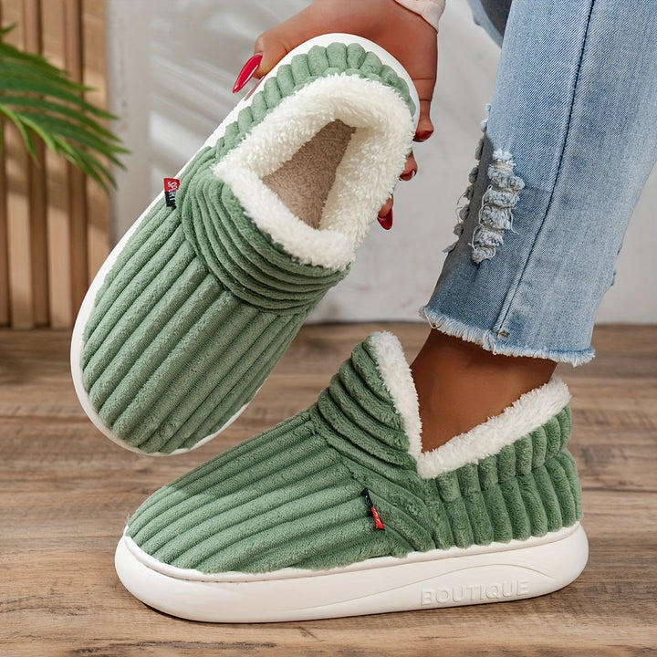 CozyStep Plush House Slippers