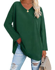 Alicia™ - Relaxed V-Neck Sweater