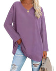 Alicia™ - Relaxed V-Neck Sweater